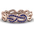 Knot Infinity Sapphire Ring - Josephine No. 14 image 1