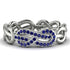 Knot Infinity Sapphire Ring - Josephine No. 15