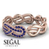 Knot Infinity Sapphire Ring - Josephine No. 14