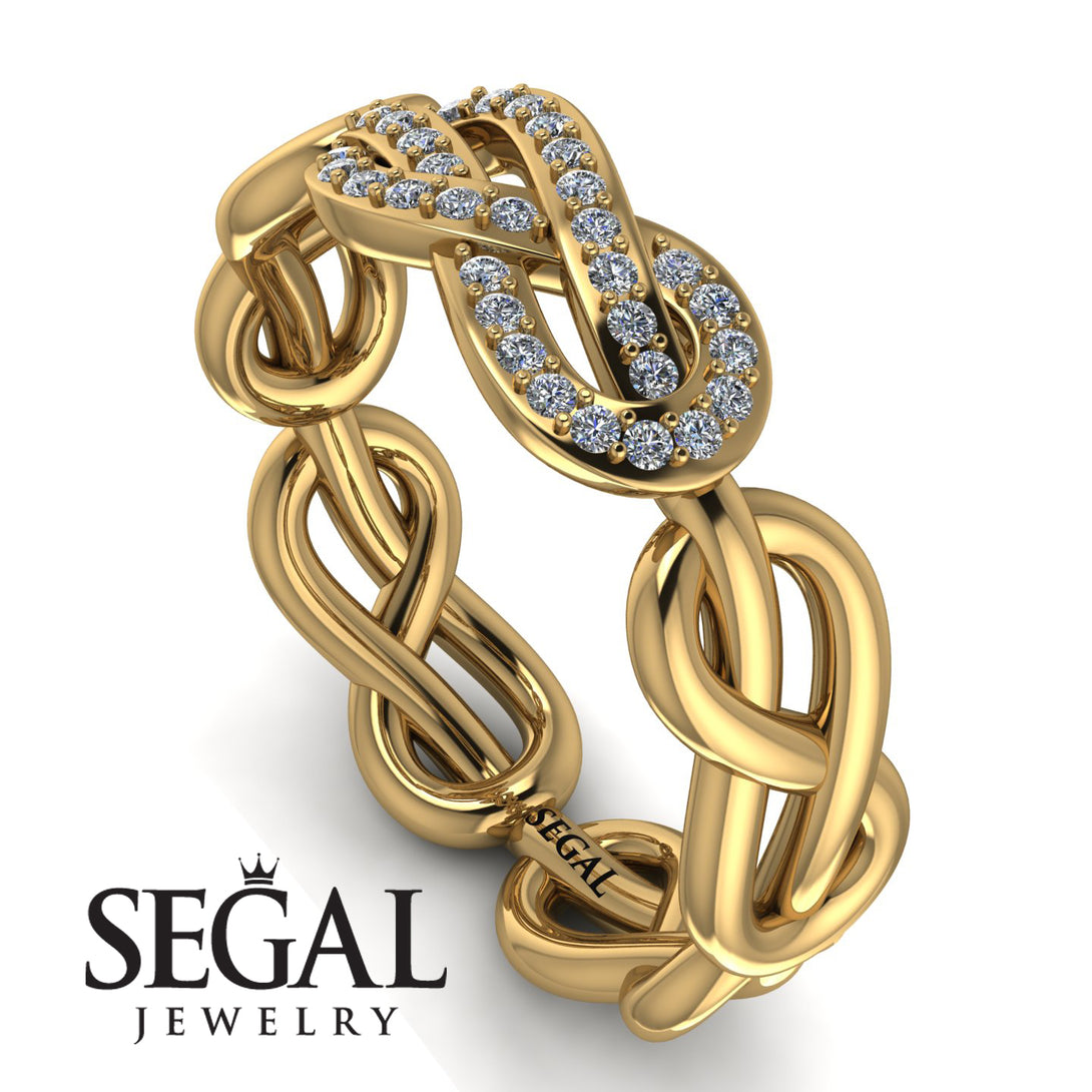 Knot Infinity Diamond Ring - Josephine No. 1
