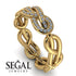 Knot Infinity Diamond Ring - Josephine No. 1