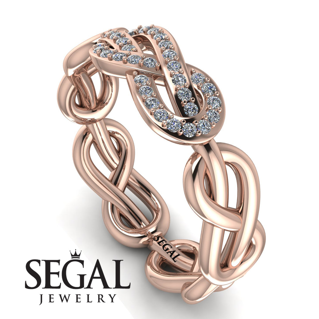 Knot Infinity Diamond Ring - Josephine No. 2