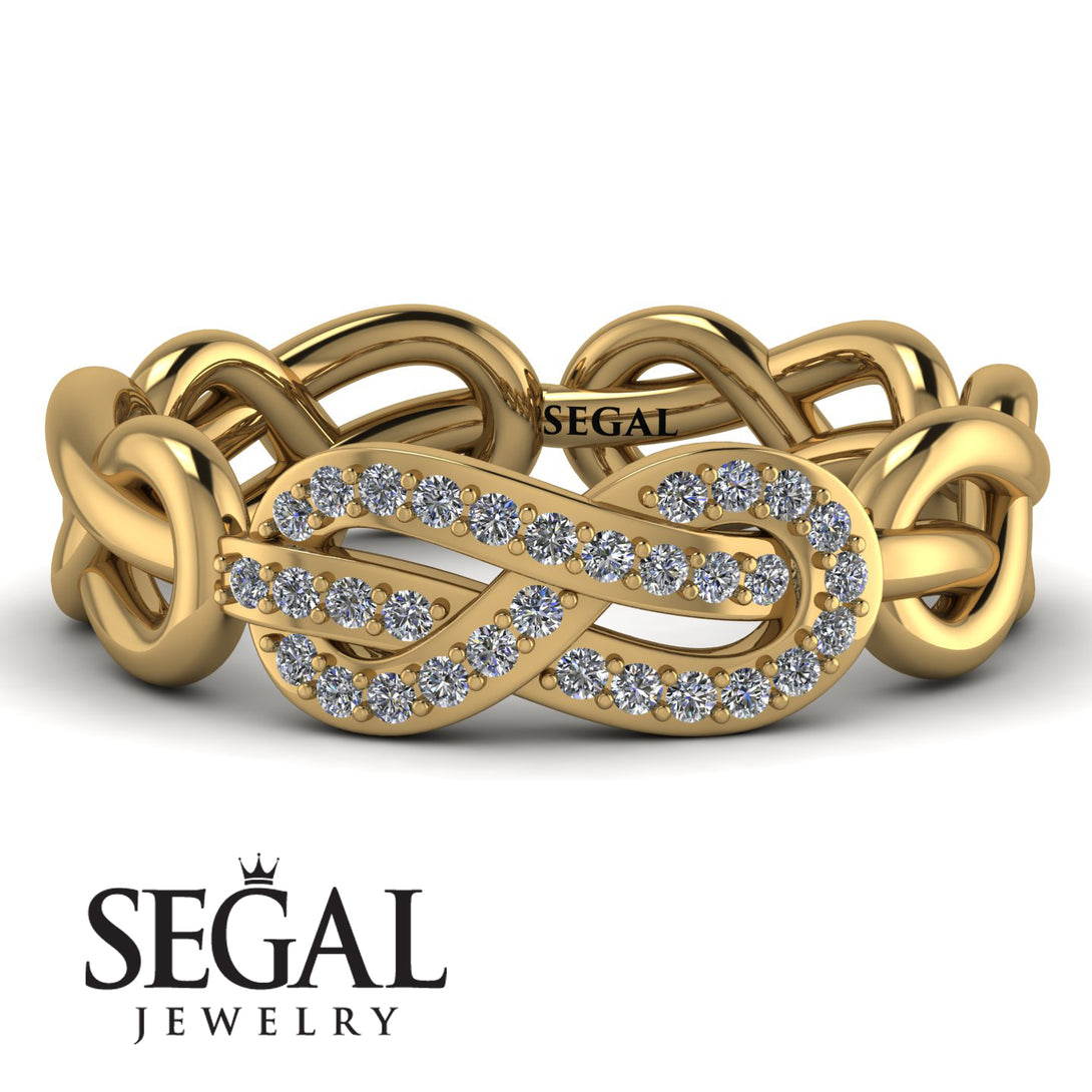 Knot Infinity Diamond Ring - Josephine No. 1