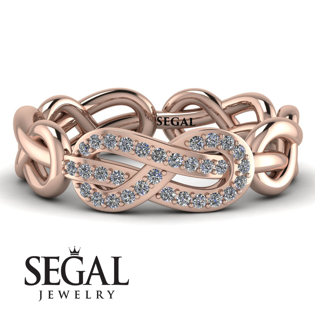 Knot Infinity Diamond Ring - Josephine No. 2