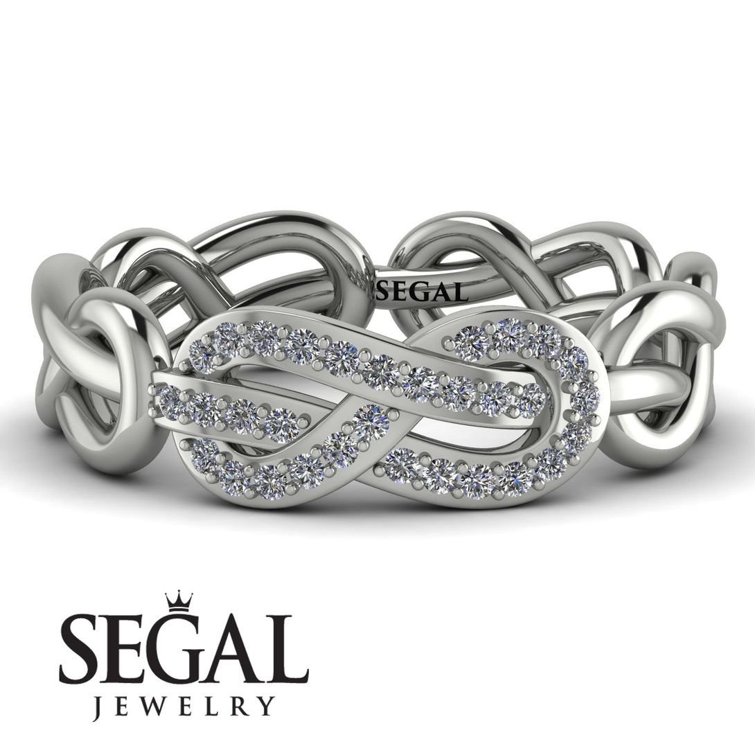 Knot Infinity Diamond Ring - Josephine No. 3