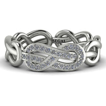 Knot Infinity Diamond Ring - Josephine No. 3 image 1