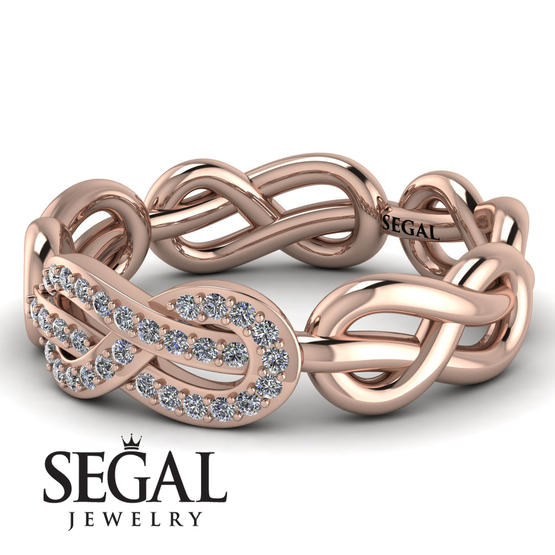 Knot Infinity Diamond Ring - Josephine No. 2