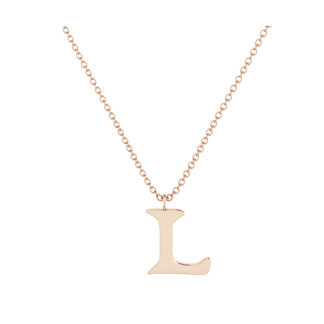L - Letter Name Necklace Initial Necklace
