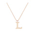 L - Letter Name Necklace Initial Necklace