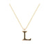 L - Letter Name Necklace Initial Necklace