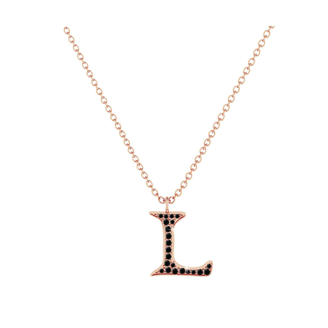 L - Letter Name Necklace Initial Necklace