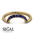 Large Half Round Stacking Sapphire Ring - Brooke No. 13