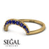 Large Half Round Stacking Sapphire Ring - Brooke No. 13 image 3