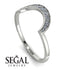 Large Half Round Stacking Diamond Ring - Brooke No. 3
