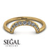 Large Half Round Stacking Diamond Ring - Brooke No. 1