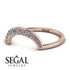 Large Half Round Stacking Diamond Ring - Brooke No. 2