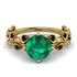 Leaves All Around Emerald Ring - Sydney 2ct No. 34