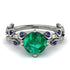 Leaves All Around Emerald Ring - Sydney 2ct No. 66