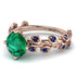 Leaves All Around Emerald Ring - Sydney 2ct No. 65