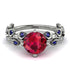 Leaves All Around Ruby Ring - Sydney 2ct No. 72
