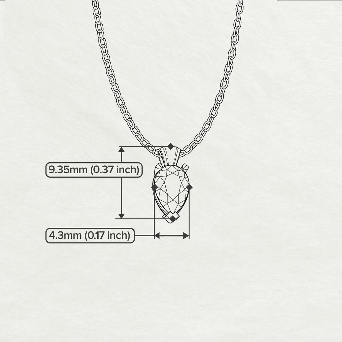 Pear Sapphire Pendant - Logan No. 13
