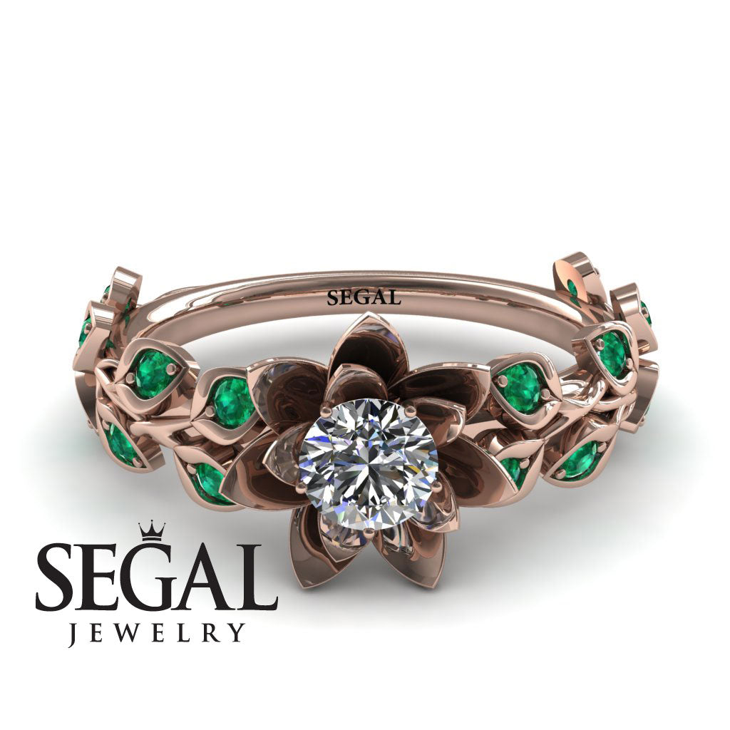 Lotus Flower And Leaves - Anna no. 5