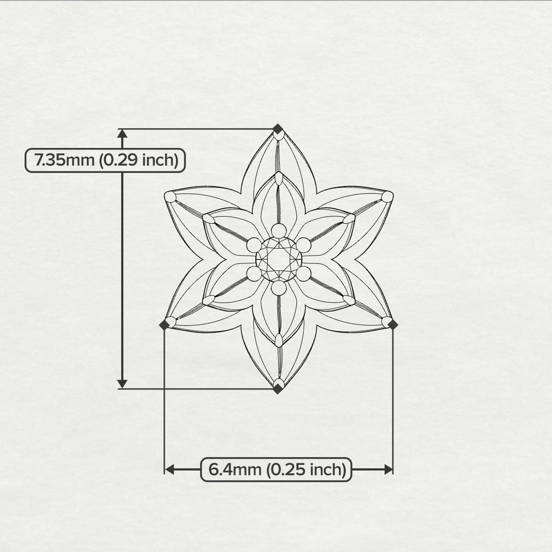 The Lotus Earrings - Lotus no. 1