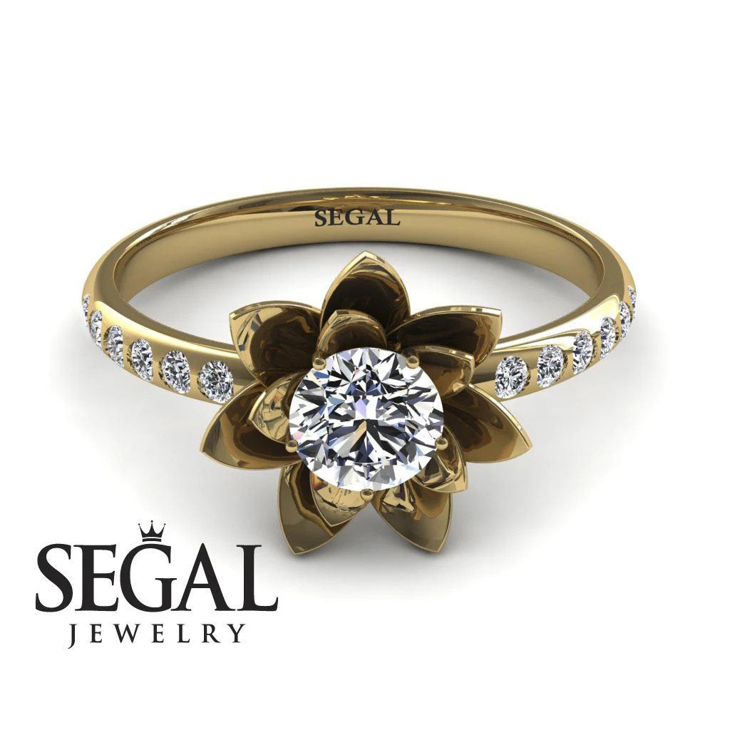Steve's Lotus Flower Diamond ring - Lotus no. 71