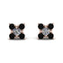 Geometrical 5 Diamonds Stud Earrings - Noa No. 32