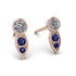 Bezel Diamond Earrings In Pear Shaped - Aniya No. 62 image 1