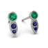 Bezel Emerald Earrings In Pear Shaped - Aniya No. 66 image 1