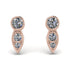 Bezel Diamond Earrings In Pear Shaped - Aniya No. 2 image 1