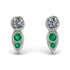 Bezel Diamond Earrings In Pear Shaped - Aniya No. 18 image 1