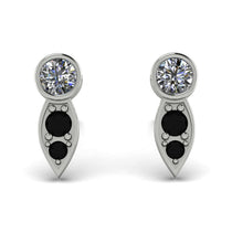Bezel Diamond Earrings In Pear Shaped - Aniya No. 33 image 1