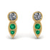 Bezel Diamond Earrings In Pear Shaped - Aniya No. 16