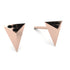 Triangle Black Diamond Earrings - Livia No. 8