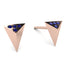 Triangle Sapphire Earrings - Livia No. 14