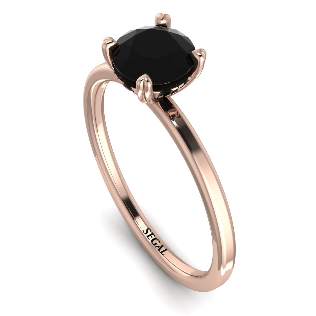 Classic Black Diamond Ring - Sienna No. 8