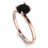 Classic Black Diamond Ring - Sienna No. 8