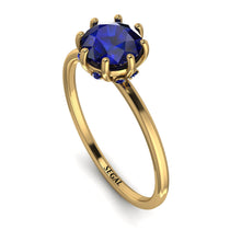 Classic Sapphire Ring With Hidden Stones - Elliana No. 13 image 1