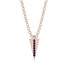 Triangle Sapphire Necklace - Brynn No. 14