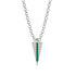 Triangle Emerald Necklace - Brynn No. 6