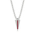 Triangle Ruby Necklace - Brynn No. 12