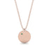 Emerald Gold Round Necklace - Ariella No. 5