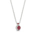 Half Moon Ruby Necklace - Mariana No. 12