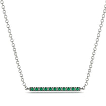 Short Line Emerald Necklace - Elsie No. 6 image 1