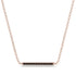 Channel Micro Pave Black Diamond Necklace - Nyla No. 8 image 1
