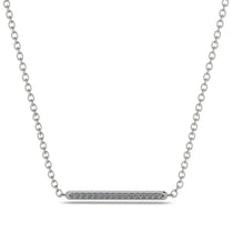 Channel Micro Pave Diamond Necklace - Nyla No. 3 image 1