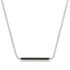 Channel Micro Pave Black Diamond Necklace - Nyla No. 9 image 1