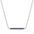 Channel Micro Pave Sapphire Necklace - Nyla No. 15 image 1